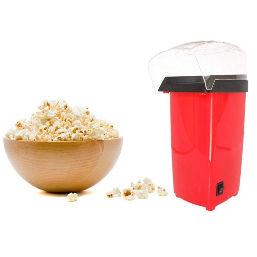 Hot Air Popcorn Maker, Compact Tabletop Corn Kernel Air Popper with 3 Containers & Measuring Cup No Oil, 1-Minute Popping Time (Pack of 1 | Multicolor)-image-28