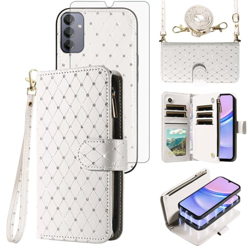 Coque Samsung Galaxy A15 5G Asuwish ZSZXCXDK US Blanc protection integrale