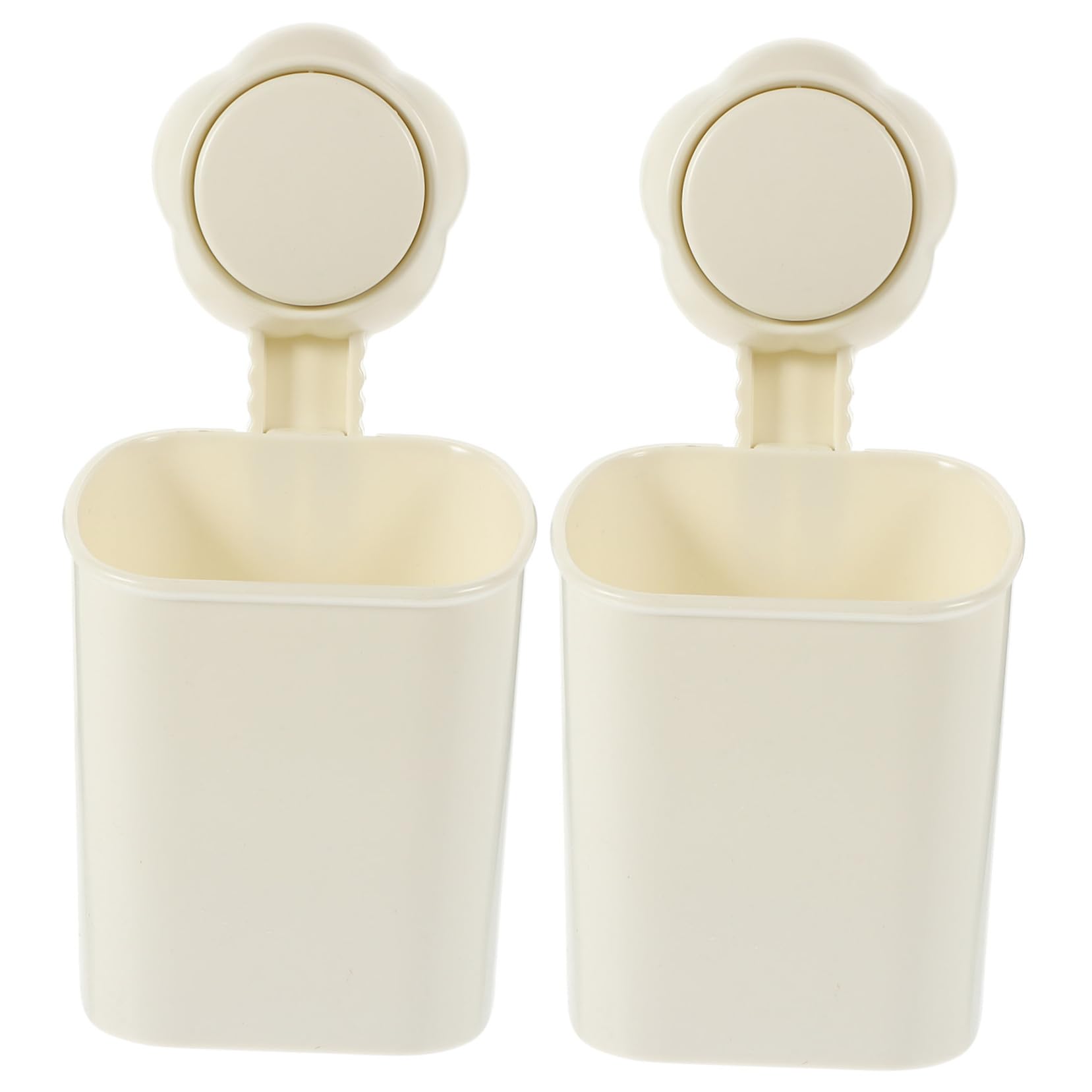 Organizer Da Bagno Con Ventose | Portaspazzolini In Plastica Trasparente - Foto 2