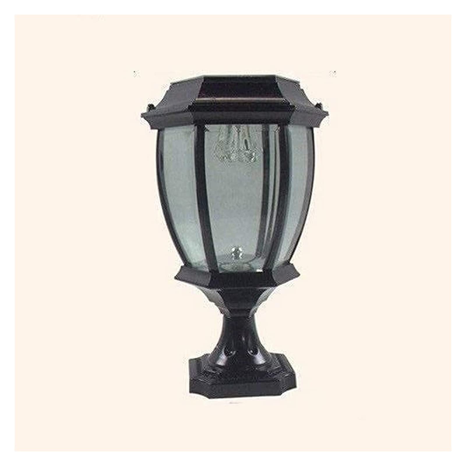 Lampe solaire de cour pilier étanche pour poteaux en bois