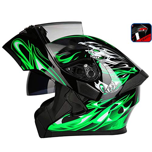 casco modulare verde kawasaki migliore prezzo 2021 vendita online