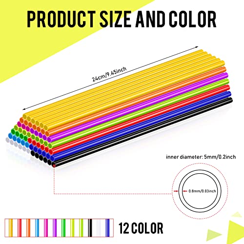 image for Tallew 216 Pcs Spoke Skins Bike Spoke Covers Decorations Dirt Bike Rim