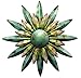 Regal Art & Gift 10200 Sunburst Sun Wall Decor, Aqua