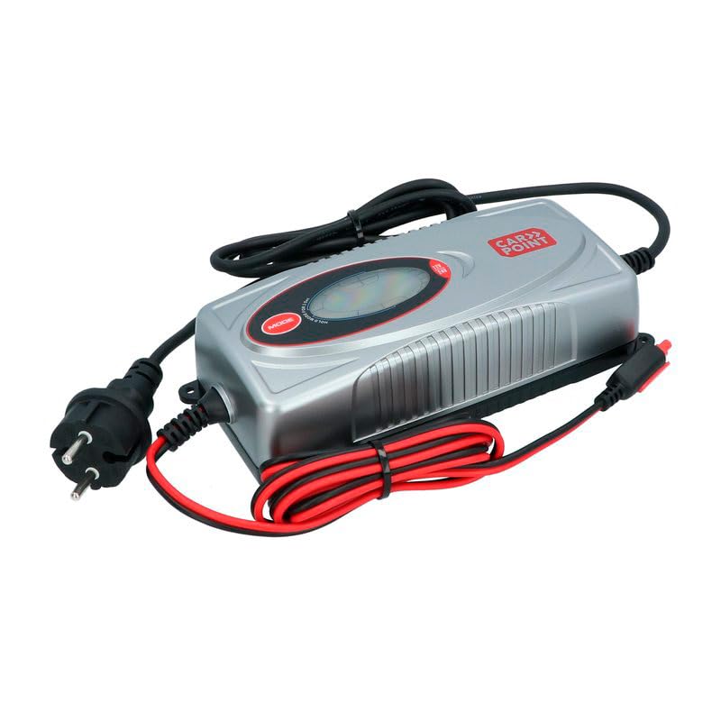 Chargeur de batterie BX-2D Carpoint 12V/24V 7.5A Lithium Gris pour auto