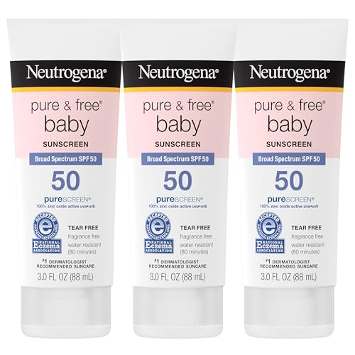 Product Image of the Neutrogena Pure & Free Baby Mineral Sunscreen Lotion with Broad Spectrum SPF 50...