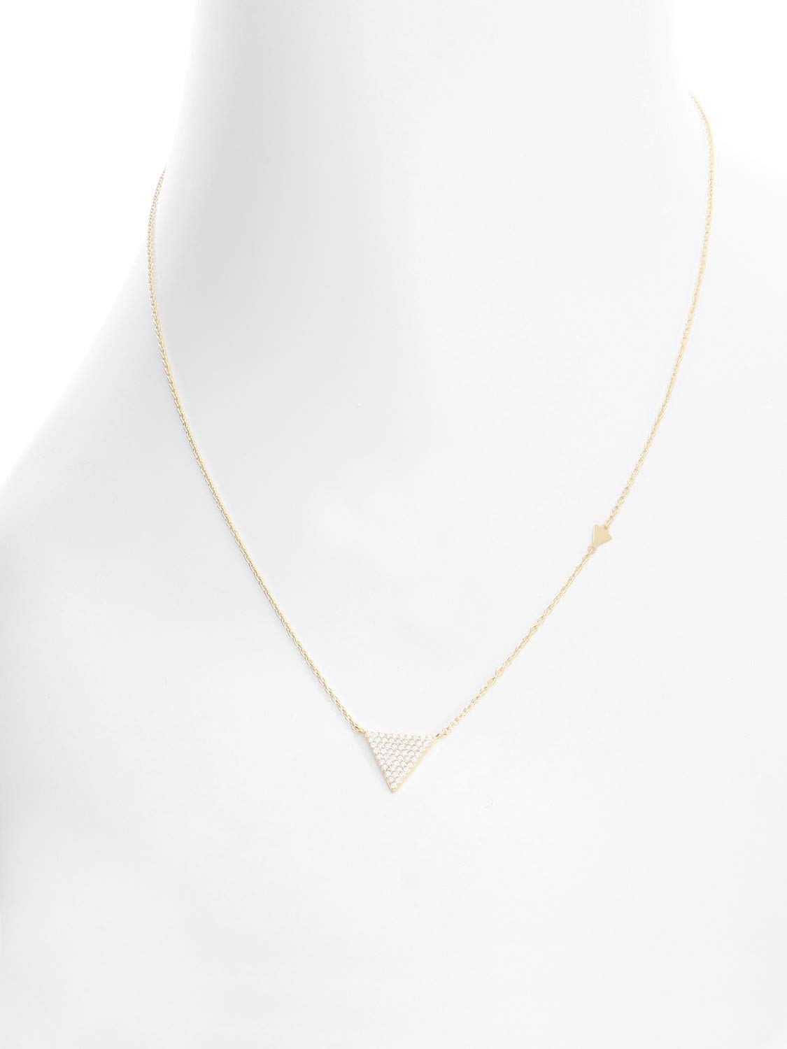 MyGold Ginko hojas colgante collar cadena oro amarillo 375 oro (9 quilates) sin piedra brillo Longitud 45 cm ginkoblatt Regalos para mujeres regalo Ideas Ginko K de 01090 de G601 de AK10 de f45 cm