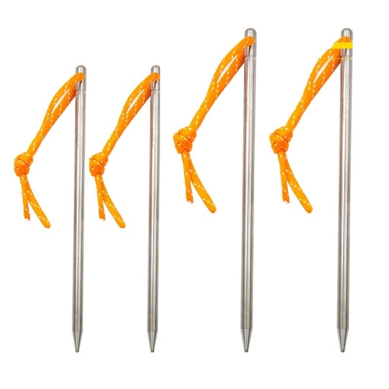 Szpilka do namiotu 6 szt. Szpilka do gwoździa do namiotu Plus Outdoor Camping Super Brave Warrior 6mm kołek do namiotu (6 x 165 mm x 6 szt.)
