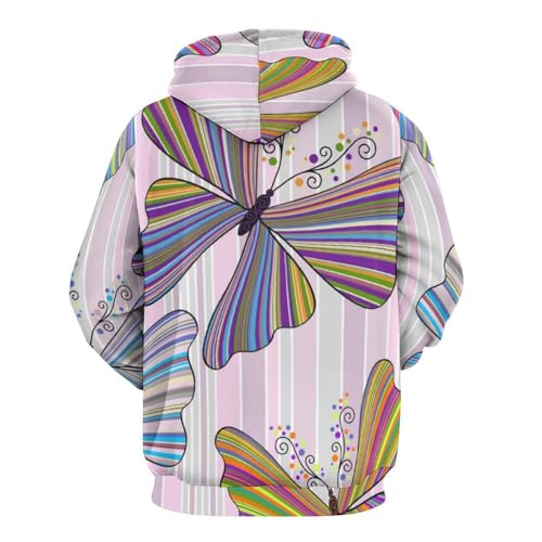Sweats à capuche papillon UMENG pull manches longues coupe confort