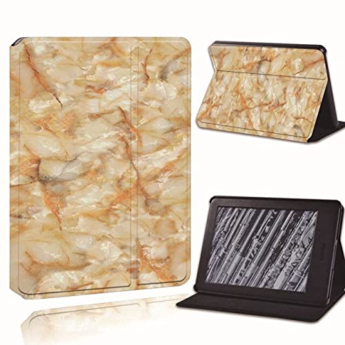 TATUE - Tablets & e-Books Case - For Kindle 8th 10th Paperwhite 1/2/3/4 Printed Leather Smart Reader Stand Folio Cover-Ultra-thin Marble tablet Stand Case (8.breccia sarda Paperwhite 3 7th Gen)