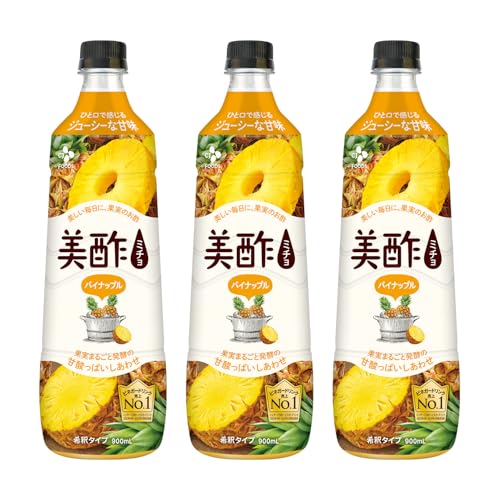 美酢 (ミチョ) 希釈タイプ パイナップル味 900ml 3本セット