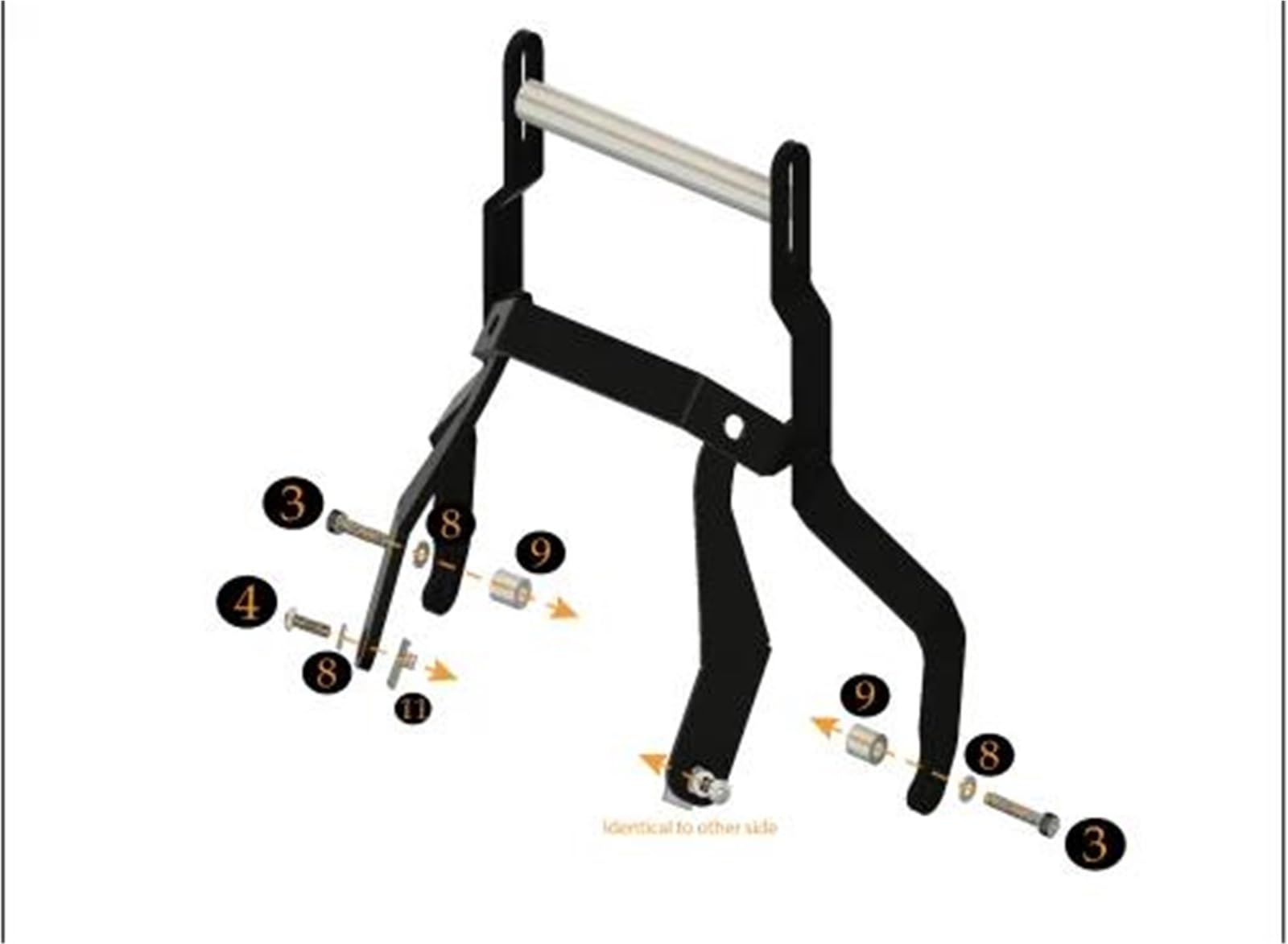 Per R 12 G/S 2025 Accessori Staffa Navigazione Stabilizzatore Staffa Navigazione GPS Telefono Moto Piastra di navigazione GPS