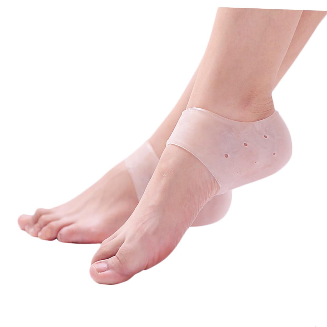 Gogogmee Plantar : Gel Heel Socks Moisturizing Plantar Socks for Foot Skin Care Silicone Gel Heel Protectors for Pressure