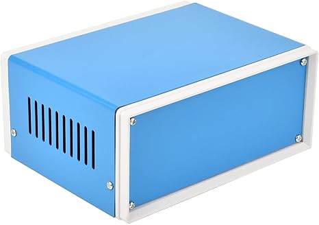 Auniwaig Electronic Junction Box, Junction Project Box, Dustproof Electronic Junction Box, Metal Enclosure Project Box for Electronic Projects, 6.69