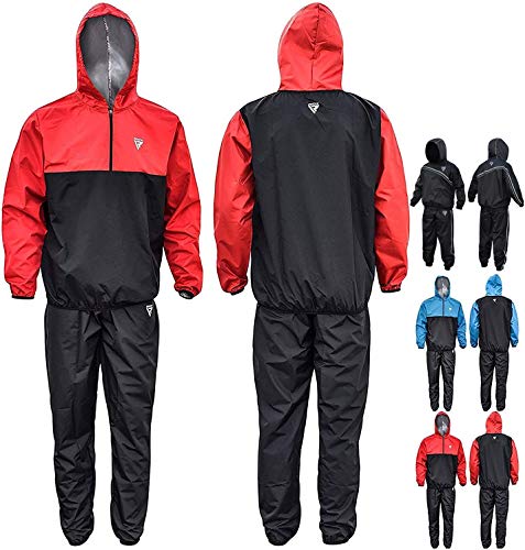 RDX MMA Sauna Suit Running Non Rip Sweat Track Weight Loss Slimming Fitness Gym Exercise Training