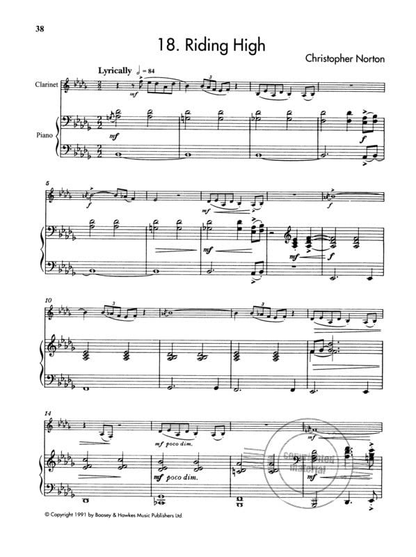 The Microjazz Clarinet Collection 2      Sheet music – February 17, 2017