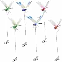 16-PC Dragonfly Garden Clips - 3D Bug Repellent Decor For Hats & Plants