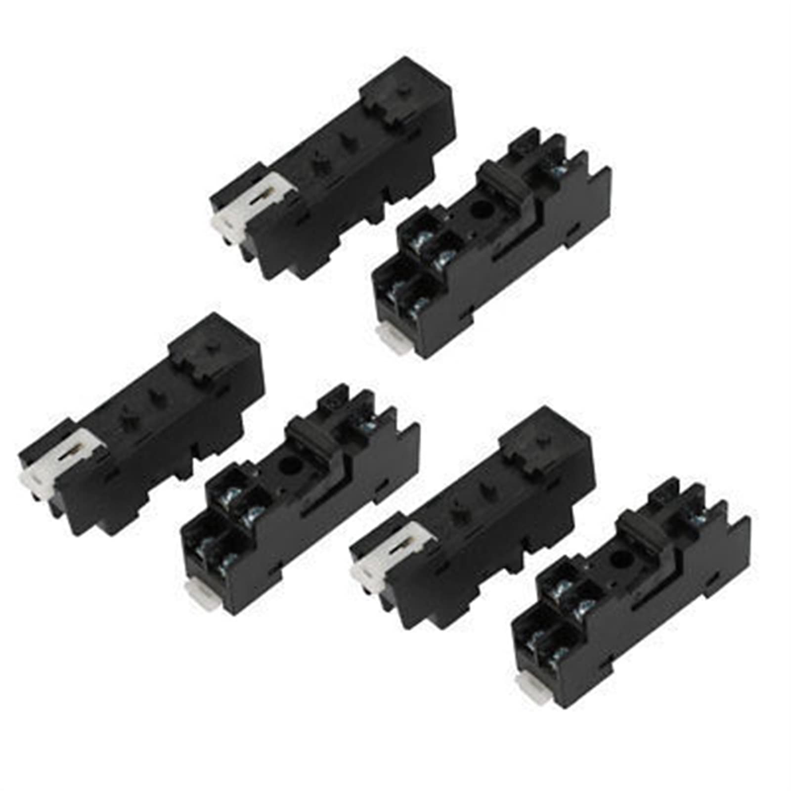 6 Stück 8P 2 Nr. 2 NC Schalttafelmontierte elektromagnetische Leistungsrelaissockelbasis P2RF-08 Ersatzteile