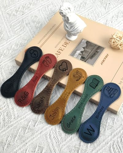 Variante de zyinoant marcapáginas personalizado cuero magnético 10×3 cm