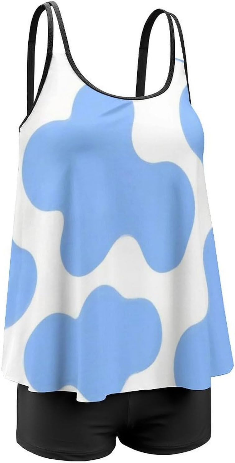 Two Piece Swimsuits for All Women, Halter Neck Swimdress Monokini Bathing Suit