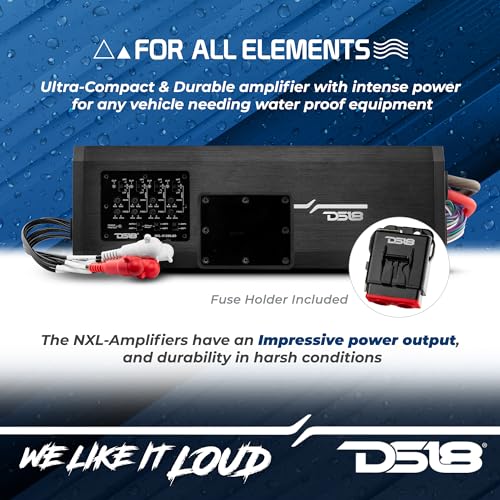 image for DS18 NXL-X1200.8D Marine & Powersports Amplifier 8 Channel Water Resis