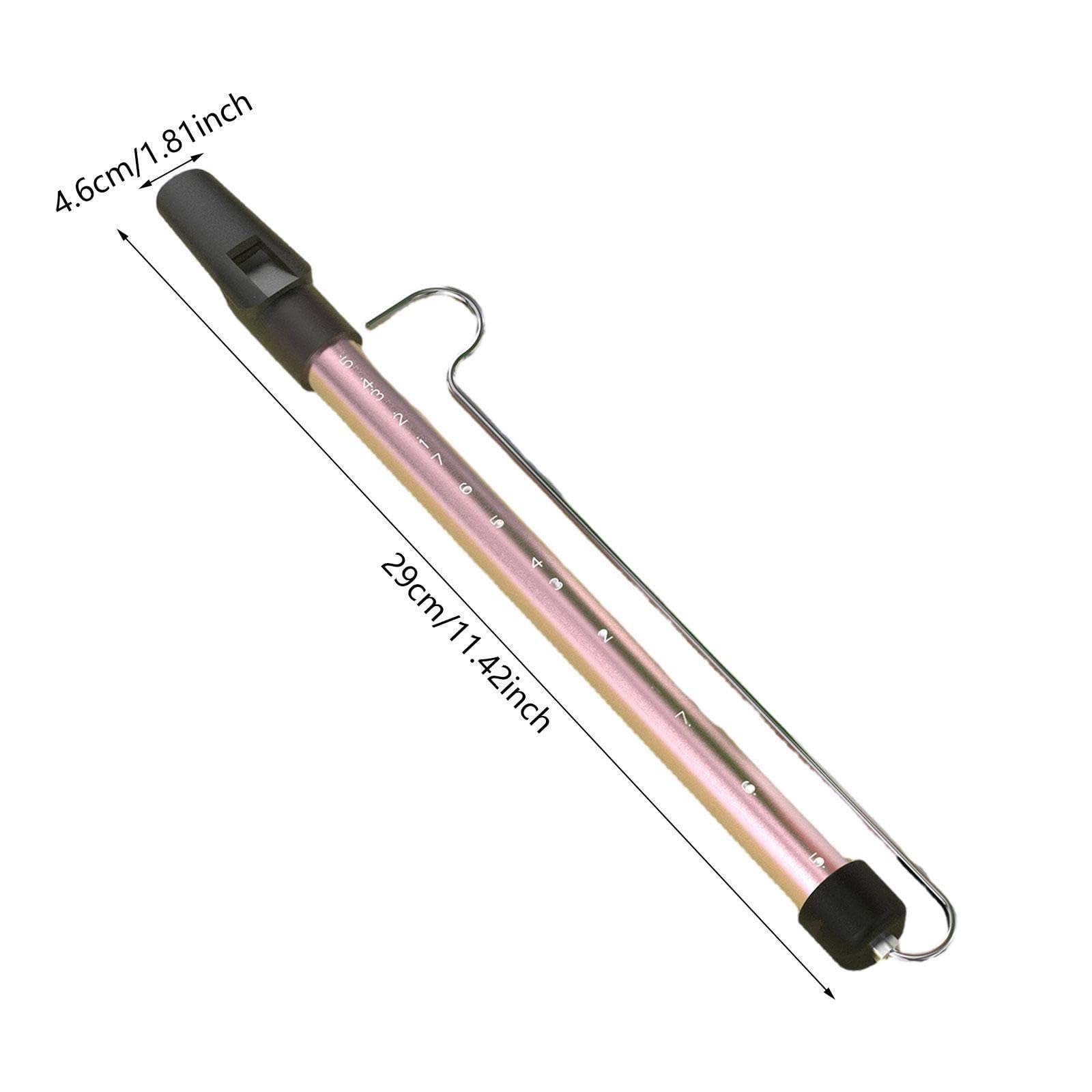 F Fityle Silbato deslizante, instrumento de viento, escala deslizante ajustable de mano, juguete divertido para adultos, Juguete Musical para principiantes, Rosa