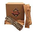 Smoak Firewood 16inch Length Premium Cooking Wood & Firewood Logs – Used for Grills, Smokers, Pizza ovens, stoves, firepits or fireplaces – USDA Certified Kiln Dried (Hickory – 60-70lbs 16inch Wood)