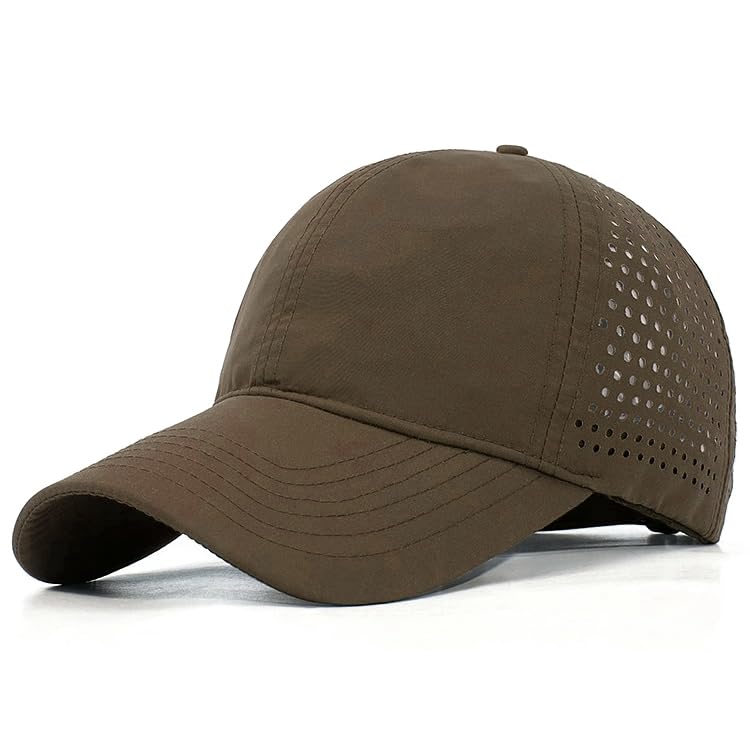 Image of Gelante Men Women Waterproof Quick Dry Baseball Cap Run Hats Mesh Lightweight for Outdoor Sports