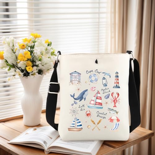 WCGXKO Family Trip Gift New England Trip Gift Take Me To The Cape Cod Crossbody Bag For Women3