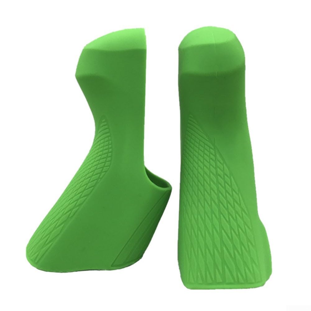 Silicone Cover for For ST R7000 R8000 Brake Levers Designed for Road Cycling Use with Focus on Durability and Functional Fit (Green)