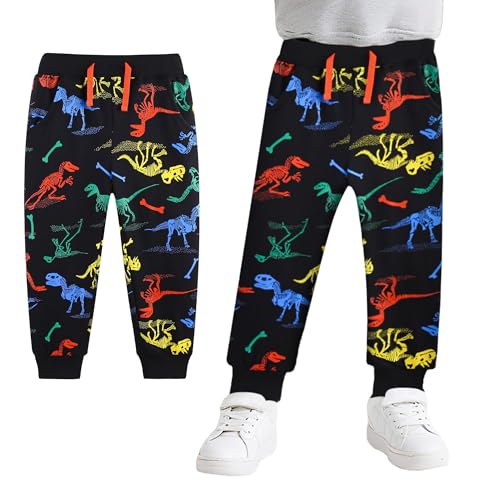 FILOWA Pantalón de Deporte Niños Algodón Pantalones de Chándal