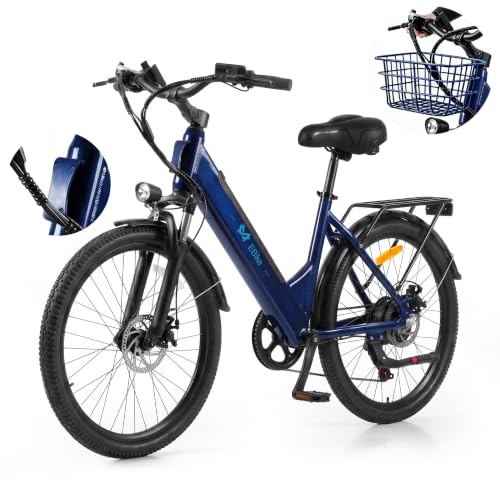 24'' Electric Bike with 1500W Peak Motor, 22Mph 60Miles Ebike for Adults image 2
