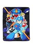 FUN.COM Mega Man Group Shot 60x48 Comfy Throw Blanket - Standard