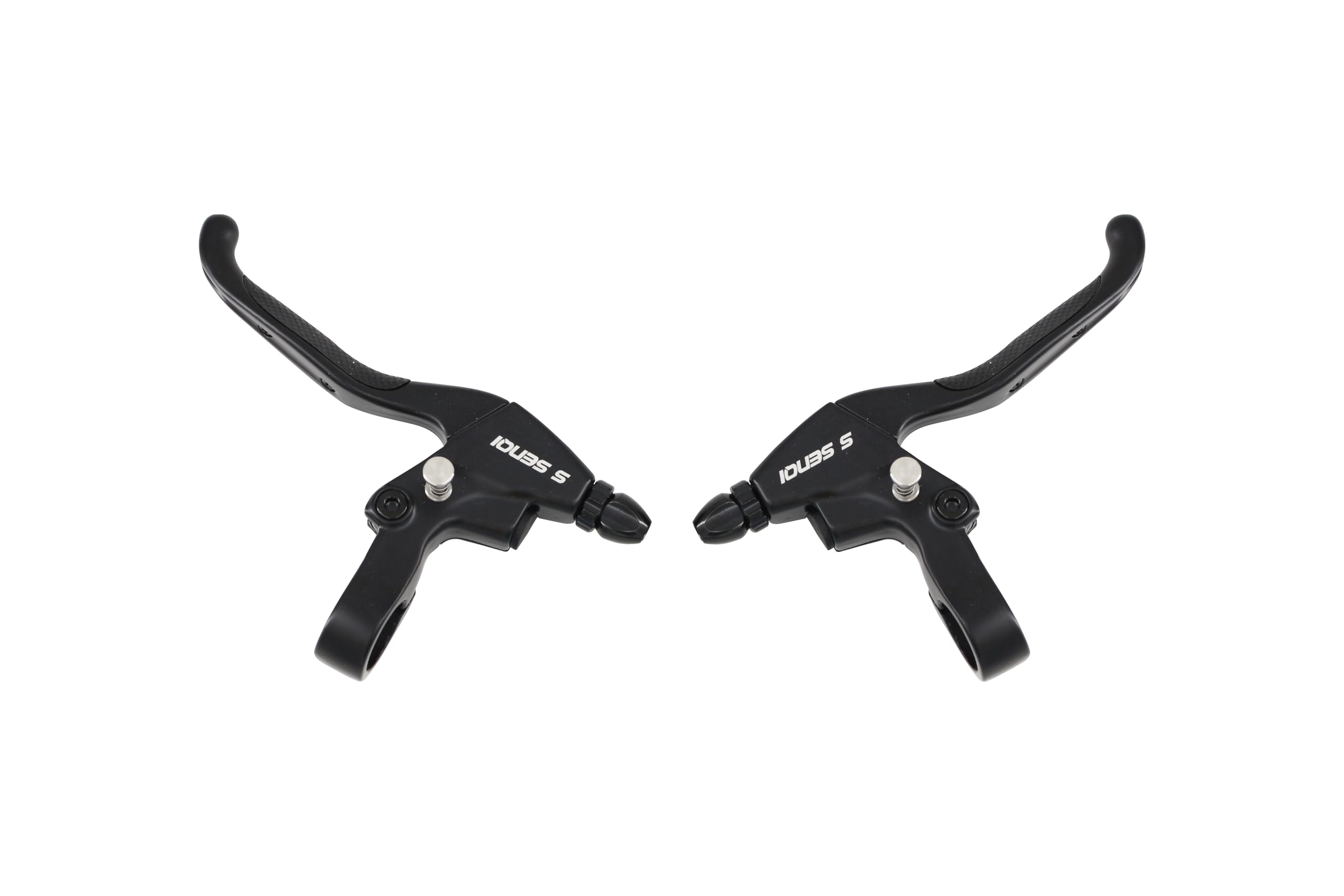Levier de frein de vélo avec bouton de verrouillage pour tricycle, vélo électrique, scooter électrique, contrôle de sécurité avec design ergonomique (1 paire)