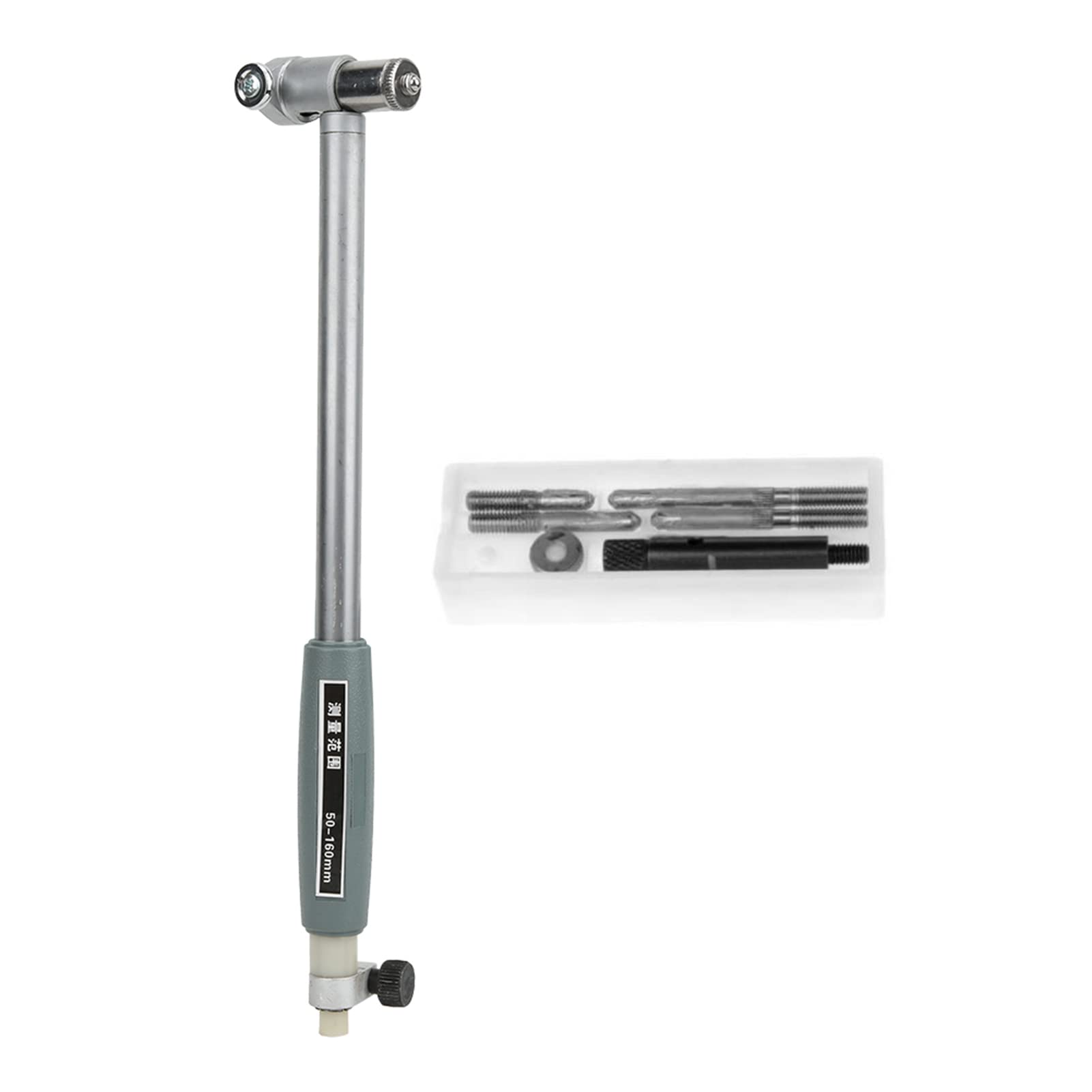 Dial Bore Gage Rod, Great Workmanship Internal Diameter Gauge, Dial Bore Gage Precise And Accurate Durable for Industrial(50-160mm)