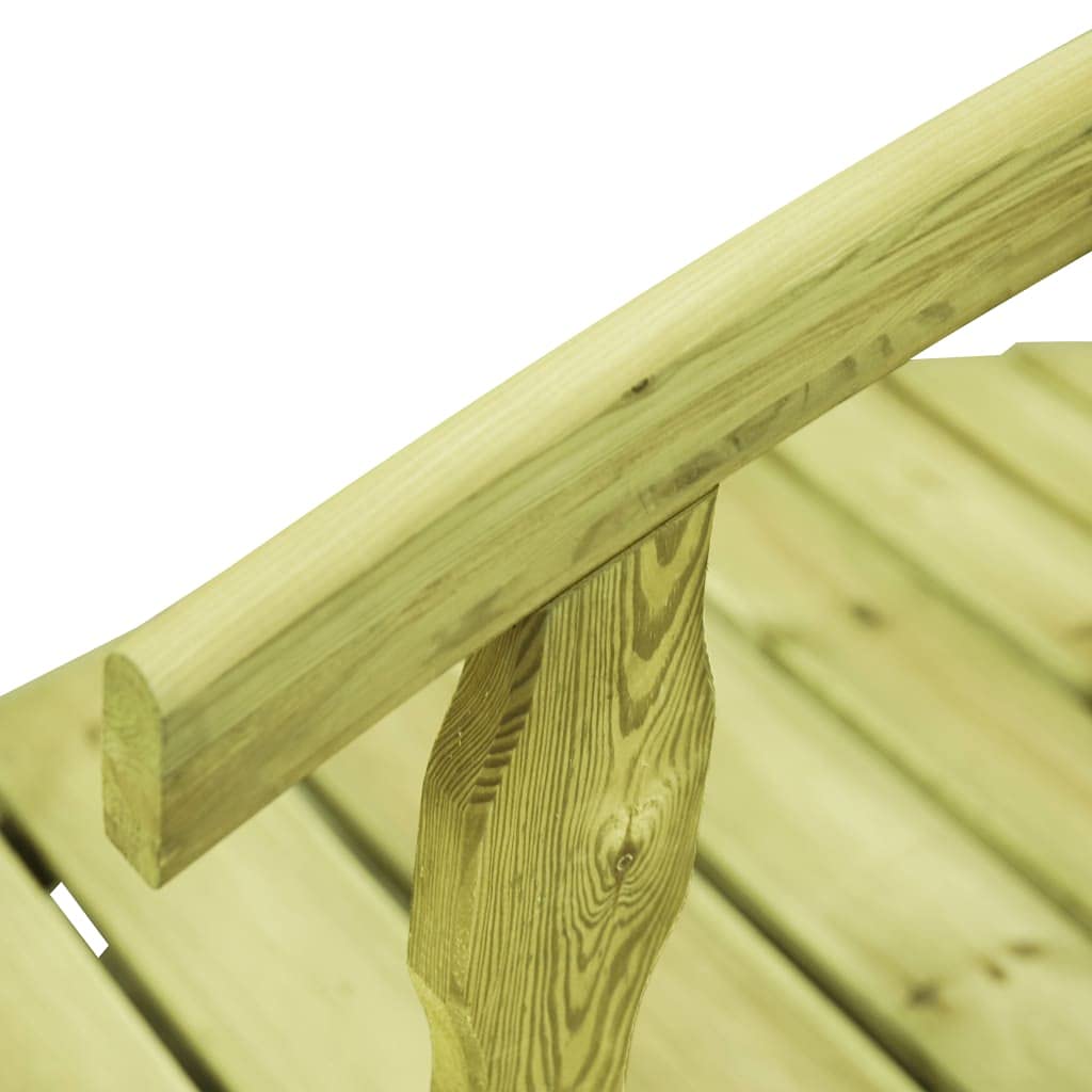 Générique Pont de Jardin avec Balustrade 170x74x105 cm Pin imprégné,Maison & Jardin,Pelouses & Jardins,Vie en extérieur,Structures extérieures,Ponts de Jardin,Brun,56.7 KG,49112