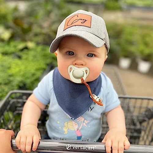 Custom Toddler Baseball Cap Personalized Name Hat Baby Boy Adjustable Trucker Hat Toddler Snapback Hat Dad Son Matching Hats (Style 1) #TOP7