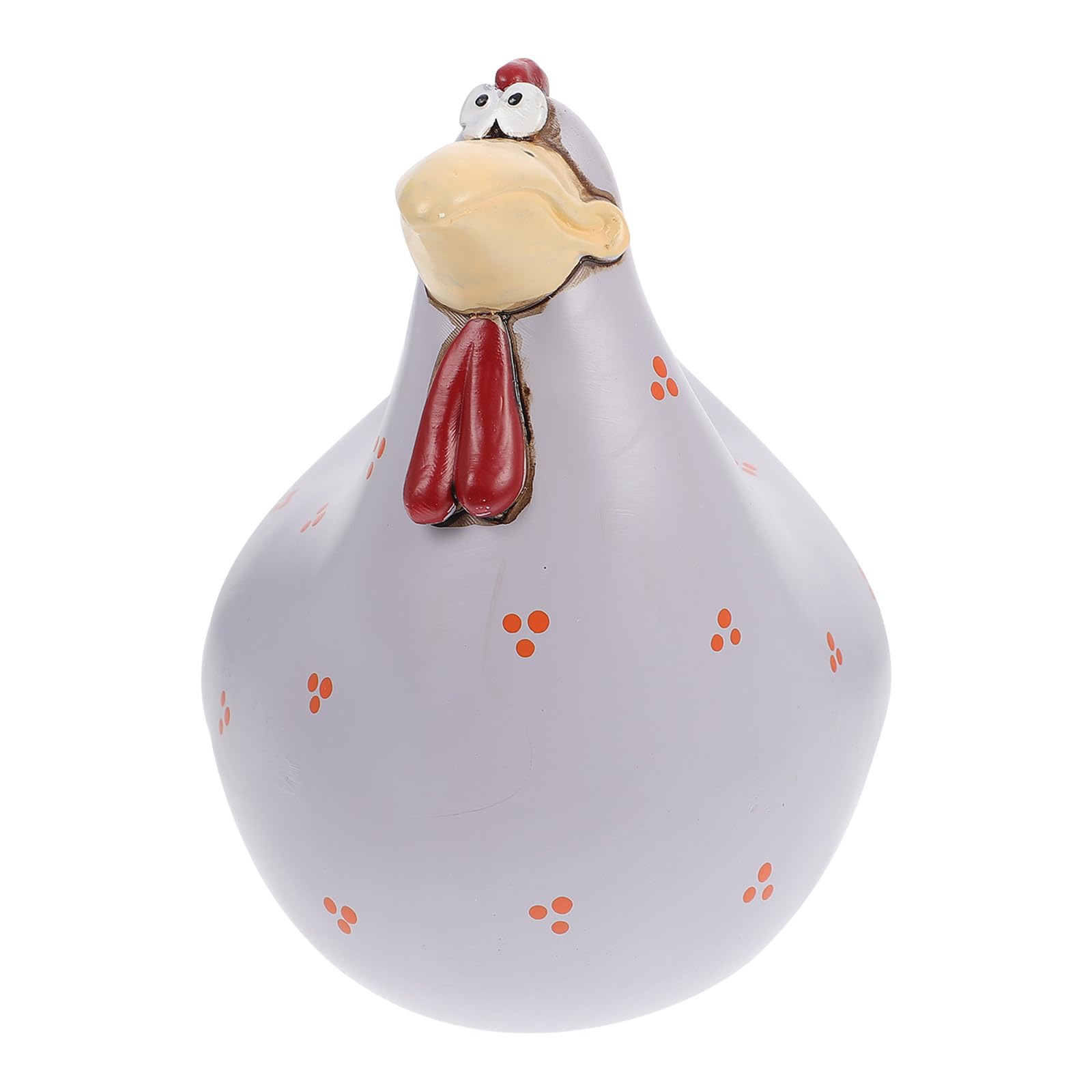 Statue de coq en résine solide Abaodam pour décoration de jardin extérieur