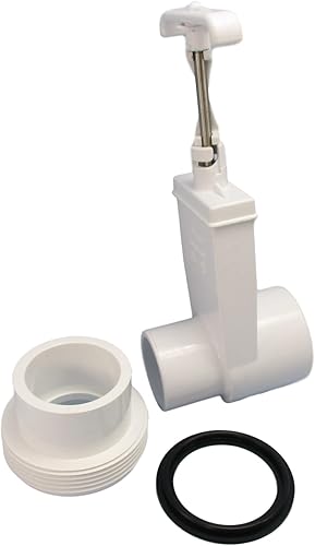 Válvula de rebanada de la puerta del balneario de la tina caliente 1 1/2" y 2" Unión del calentador Cómo video