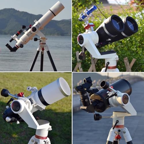 Image of Altazimuth Telescope Mount, Alt-az Reflector Telescope Equatorial Mount, 3 /8 inch Thread for Tripod Telescopes for Adults Astronomy, Coarse & Fine Adjustment, 22LBS Capacity