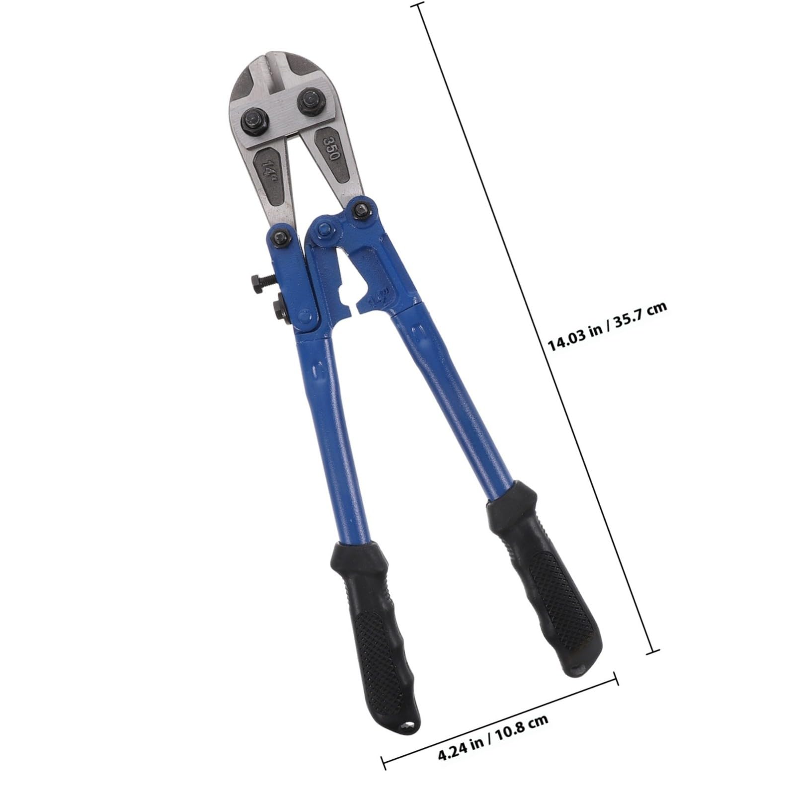 SHINEOFI Tagliabulloni Manuale in Metallo e Gomma da 14 Pollici, Design Robusto per Elettricista, per Varie Occasioni e Taglio di Maglie Pesanti