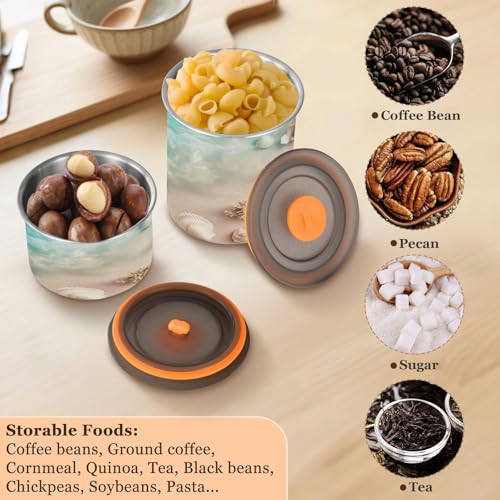 Envase Hermético para Café de Acero Inoxidable 500 ml miniatura 5