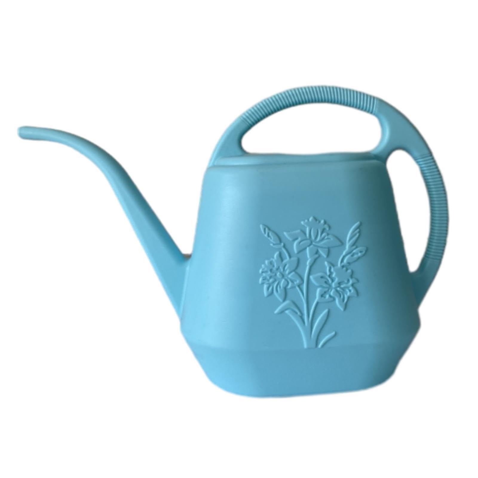 mophrati Garden Watering Can With Long Spout Removable Nozzle Ergonomic Handle 4L Capacity Watering Pot Which Is Not Easy To Slip Garden Can Indoor Outdoor, Blue, 38x24.5cm
