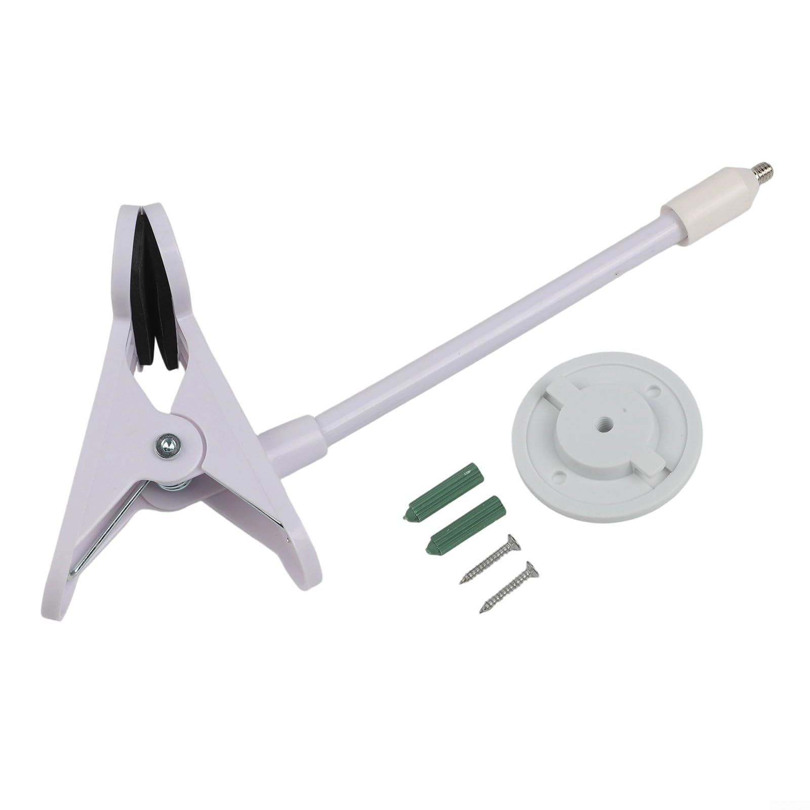 Supports de serrage flexibles pour caméra de sécurité TP-Link pour Tapo C200/C210/C220/C201/C202/C211/C212/C222/C230, support en métal réglable de 18 cm, blanc (18 cm blanc)