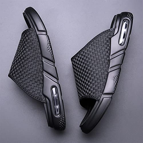 Slide Sandals For Men Mesh cloth Cushioned Thick Sole Breathable Cloud Sandals Non-slip Casual Slide Sandal2