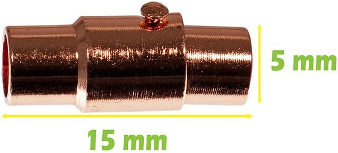 West Coast Paracord Locking Clasps - 4mm - Connectors for Jewelry Making and Leatherwork – Brass Finish