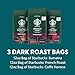 Starbucks Dark Roast Ground Coffee, Variety Pack, 3 bags (12 oz each)