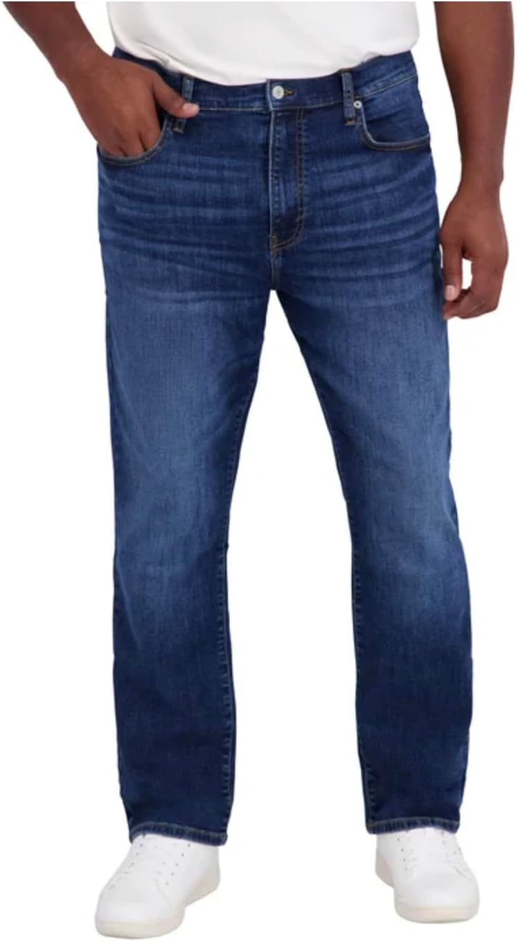 Lucky Brand Men's 223 Straight Leg Stretch Denim Jean (US, Waist Inseam, 38, 29, Regular, Regular, Dark Blue)