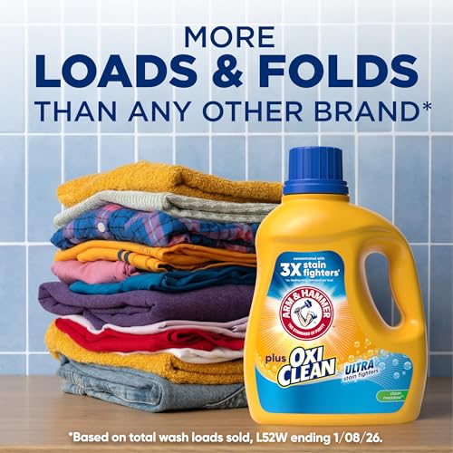 Image of ARM & HAMMER Plus OxiClean Ultra Stain Fighters Liquid Laundry Detergent