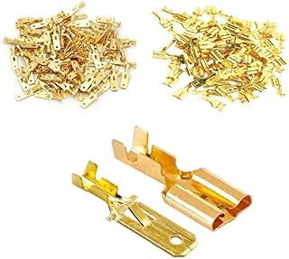 KaberTrade Kaber Trade Male/Female Crimp Cable Terminals Wire Lugs Automotive Industrial Connectors and Wire Accessories (Clip Male/Female Number : 20 Pcs Male/Female) - KaberTrade