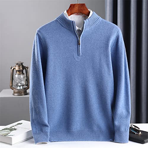 Pull cachemire homme col mi-haut | Isolation thermique en laine épaisse